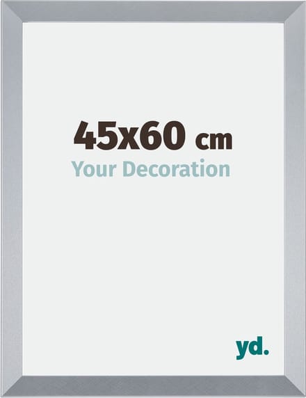 Your Decoration - Fotolijst 45x60 cm - MDF - Zilver Glans - Catania