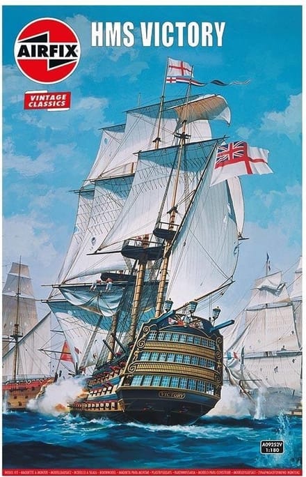 Airfix Modelbouwpakket Schepen - 09252V HMS Victory Ship Plastic - 1:180 - Modelbouw