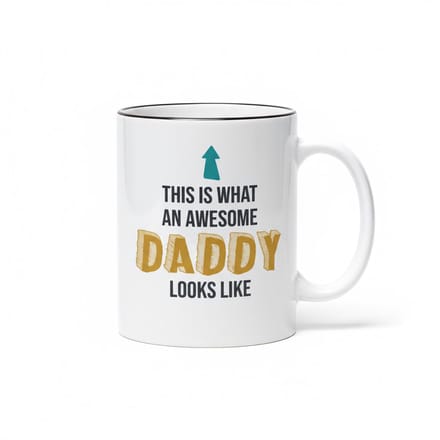 Awesome Daddy Cadeau Mok – Grappige Vaderdag Koffiebeker voor Papa