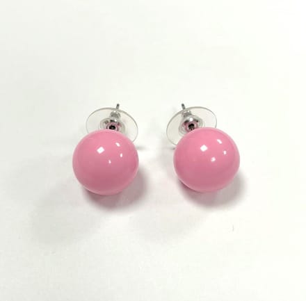 Oorstekers roze - Colorblocking oorknoppen - 13 Milimeter - Damesdingetjes