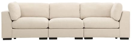Salerno bank 3-zit beige.