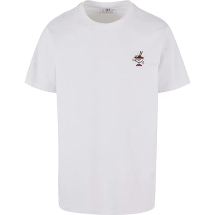 Mister Tee - Peace Noodles EMB Heren Tshirt - S - Wit