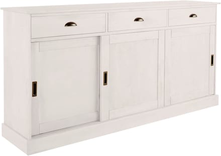 Harry-Dressoir - 3-deuren 3-laden - Wit Lak