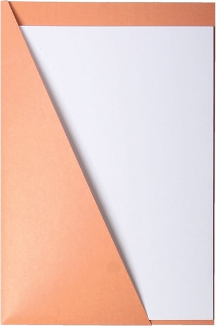 DRIEHOEKSMAP QUANTORE 219X330 225GR CHAMOIS