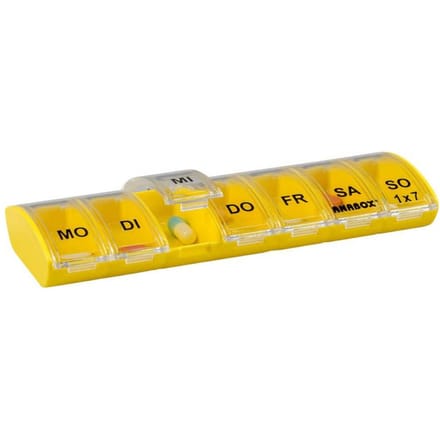 Anabox Pillendoos Week Geel 1 Dispenser
