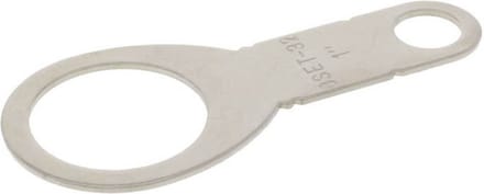 Wiska 50065637 OSET 32 Aardingslip M32 Messing (vernikkeld) 1 stuk(s)