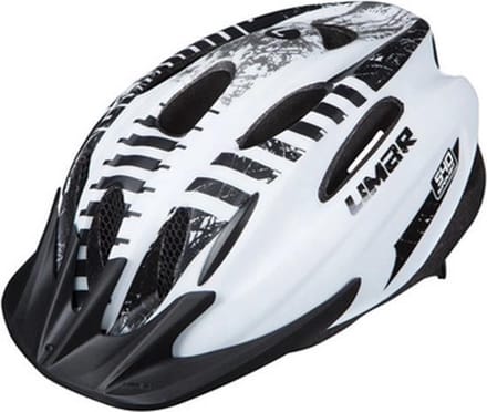 Limar - 540 Fietshelm -Matt White black - M (52-56 cm)