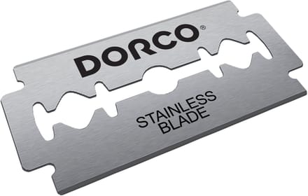 Dorco Platinum Double Edge Mesjes - Roestvrij Staal - 100 stuks - Scheermesjes