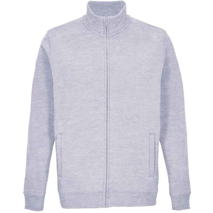 SOLS Cooper Marl Full Zip Jack voor volwassenen (Grijs)