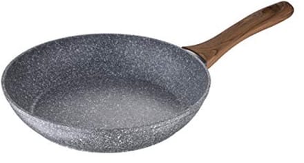 Koekenpan 24cm met Marblé-antiaanbaklaag en ergonomische handgrepen