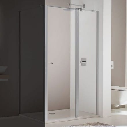 Koralle TwiggyPlus swing door with fixed element for partition 80 x 200 cm VZ15408020AA1