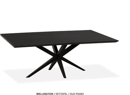 Maxfurn - Eettafel | Zeer krasvast | Kleur: Old piano| Afmeting 220x100cm