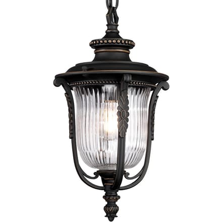 Bohemian Hanglamp - Steady Lighting - Metaal - Bohemian - E27 - L: 22.9cm - Voor Buiten - Woonkamer - Eetkamer - Brons