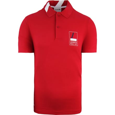 Lacoste Slim Fit Heren Rood Poloshirt