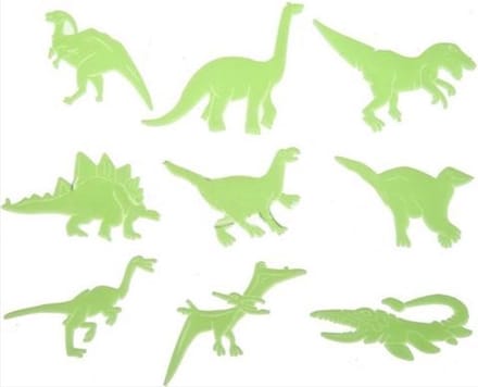 *** Muur Stickers Glow in the dark Dino 3D - van Heble® ***