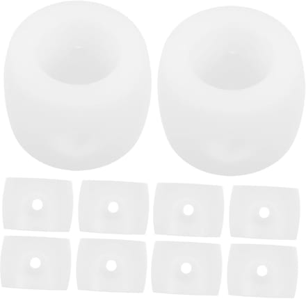Tafelvoetbal Stopringen - Foosball Onderdelen - Bal Plaatsing Verbeteren - Robuuste ABS Constructie - 2.5 cm - Wit