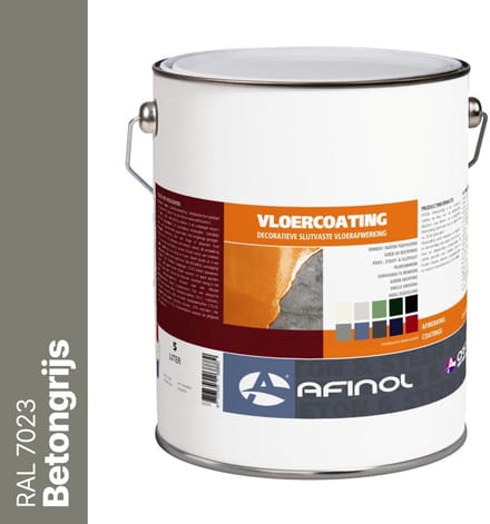 Afinol Vloercoating Betongrijs (RAL 7023) 5 liter