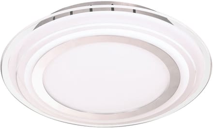 Design LED plafondlamp chroom glas eetkamer spot halverlichting rond WOFI 9276.01.01.0300