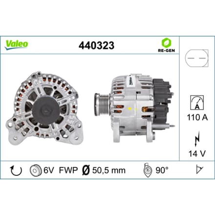 Driefasige generator VALEO 440323