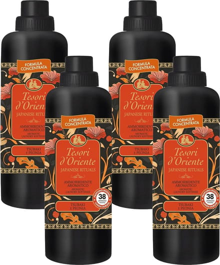 Tesori d'Oriente Japanese Rituals geconcentreerde wasverzachter 760 ml x 4