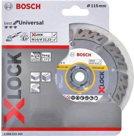 Bosch 2608615160 X-Lock Diamantschijf Best for Universal - 115mm