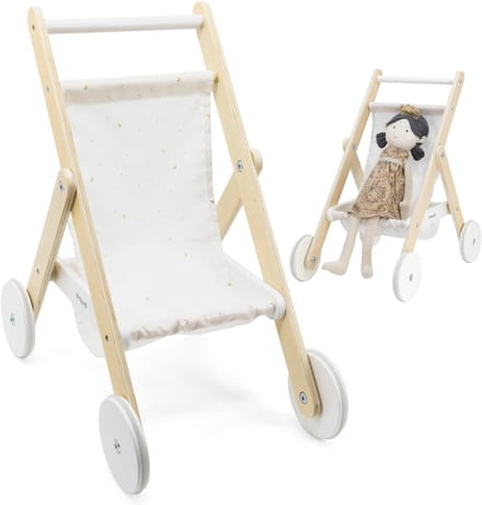 Viga Polarb houten poppenwagen