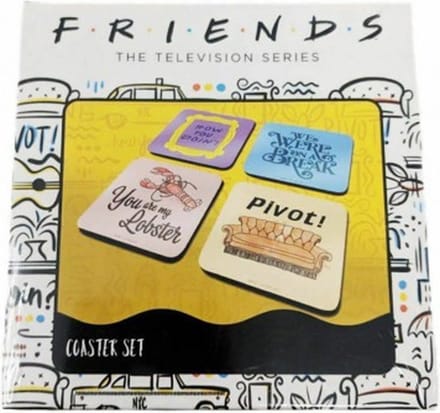 Friends Quates - Citaten 4 Onderzetters - Set
