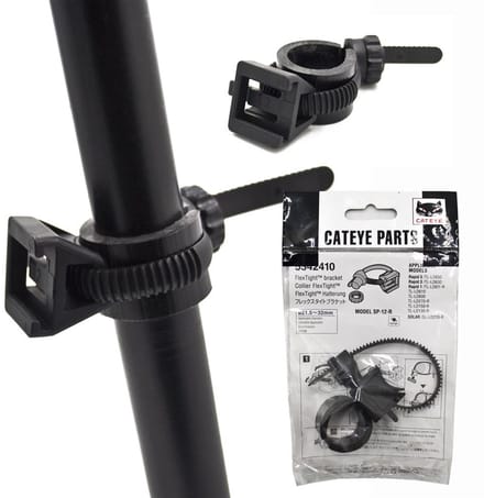 Cateye Flex Tight SP-12-R Fietslamphouder 21,5-32 mm
