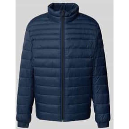 Slim fit gewatteerd jack met opstaande kraag, model 'ODEN2'