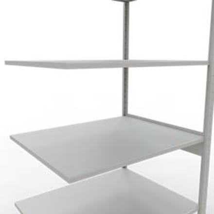 SCHULTE Lagertechnik - Insteekbevestiging met lengtebout - 2500x1000x800 mm, type 150 kg