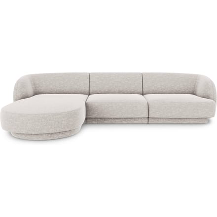 3.5-zitshoekbank Miley links chenille | Micadoni Limited Edition