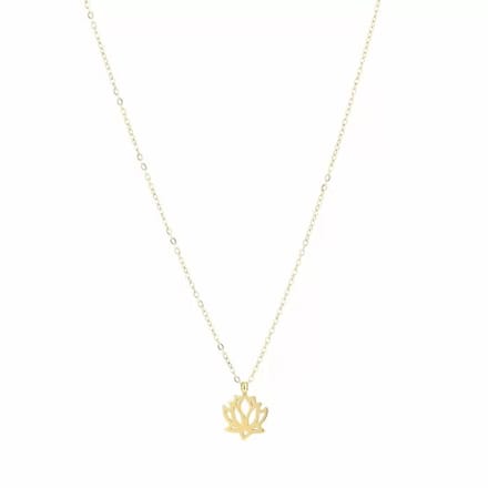Michelle Bijoux Collier Lotus Zilver