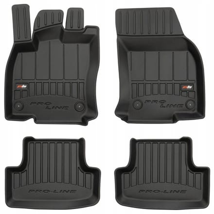 Frogum No.77 - Automatmatten passend voor Audi Q2 2016-2020 - 3D Korfmodel - TPE Rubber - Zwart
