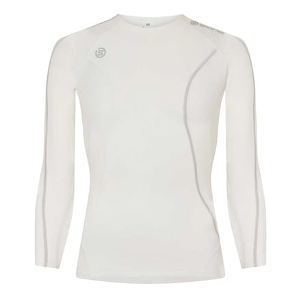 Skins Compressie-trainingsshirt voor heren (Wit)