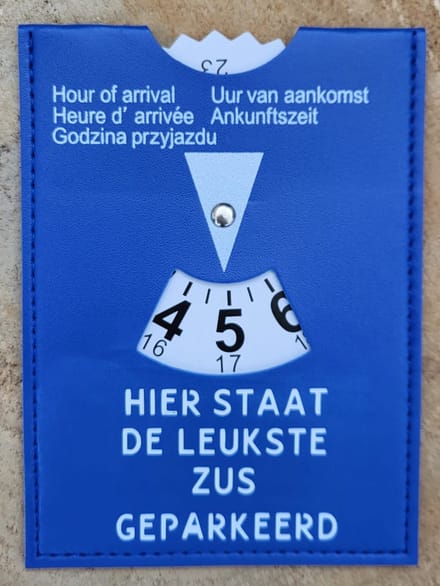 Parkeerschijf - Zus