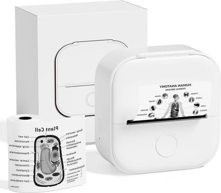 Mini-printer T02 fotoprinter voor smartphone- draagbaar en gebruiksvriendelijk