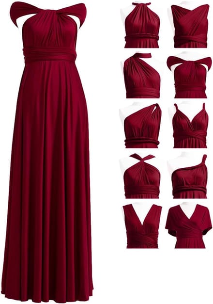 Multiway Infinity Bridesmaid Dresses for Weddings and Proms - Elegant Long Maxi Styles in Plus Sizes