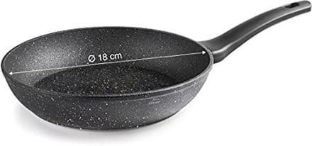 Koekenpan Ø 18 cm - Antiaanbaklaag en Ergonomische Handgreep