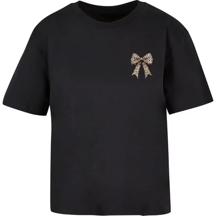 Dames-T-shirt Merchcode Ribbon Everyday