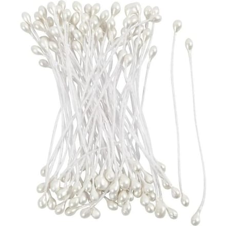 CC Bloemmeeldraden 6 cm Wit 100 Stuks