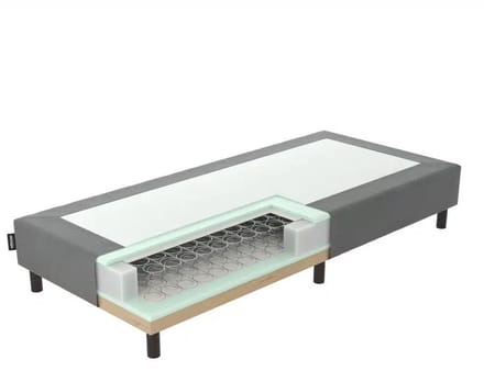 Mörgenn Ideal Boxspring - Losse Box - Luxe Bonellvering - Hotelkwaliteit - Antraciet - 60x210 cm - 20cm hoog