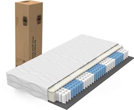 Pocketvering Matras 90x200 cm - 7 Zones - H3/H4 - 20 cm Dik