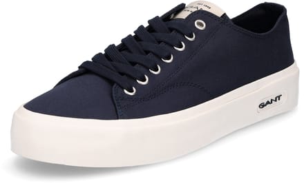 Gant heren veterschoen in canvas marineblauw