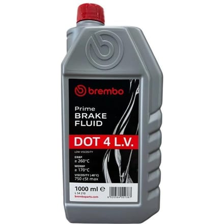 Liquide de frein Brembo DOT4 LV Classe 6 Prime, 1L, L54210 [Importation Parallèle]