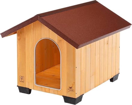 Ferplast Hondenhok Domus Maxi 81 X 101 X 78 Cm Hout Bruin/beige