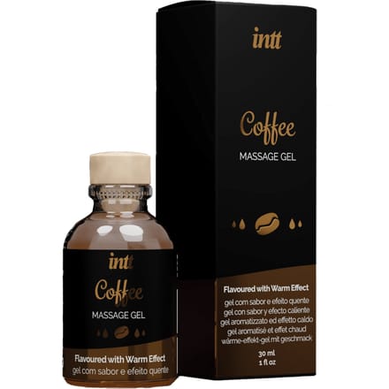 Intt - Likbare Massage Gel - Koffie