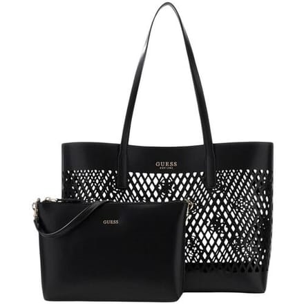 GUESS shopper Letty 2 in 1 Tote Black zwart
