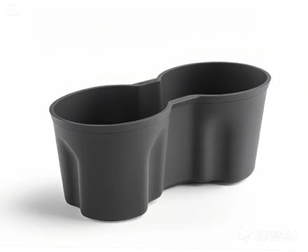 Premium Bekerhouder voor Tesla Model Y Juniper 2025+ – Siliconen Cupholder Insert - Interieur Accessoires