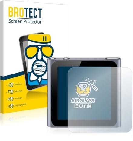 BROTECT - Screenprotector voor Apple iPod nano 2011 (6. Gen.) - Folie Beschermfolie Beschermglas matte