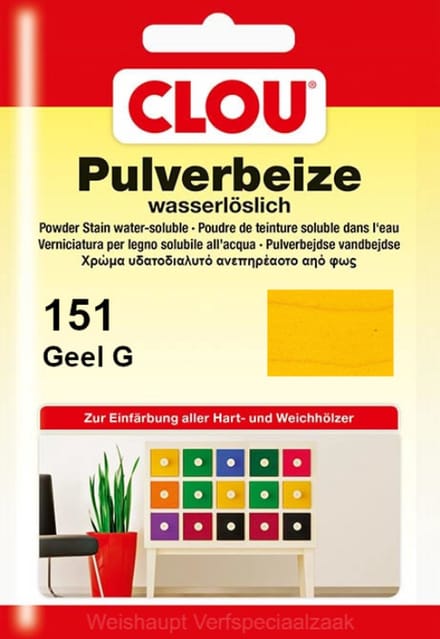 Clou Waterbeits Zakje - 5 gram - Geel